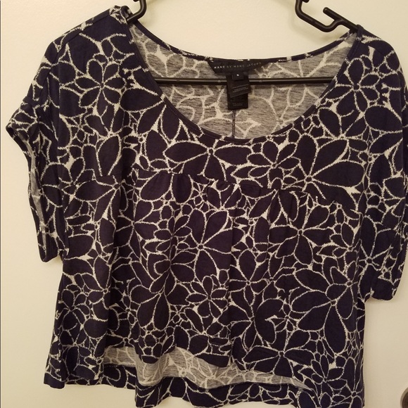 Marc Jacobs Tops - 🥳 3 for $30! Marc Jacobs Navy/White Shirt